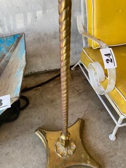 Brass Victorian Clothes or Coat Hanger Rack