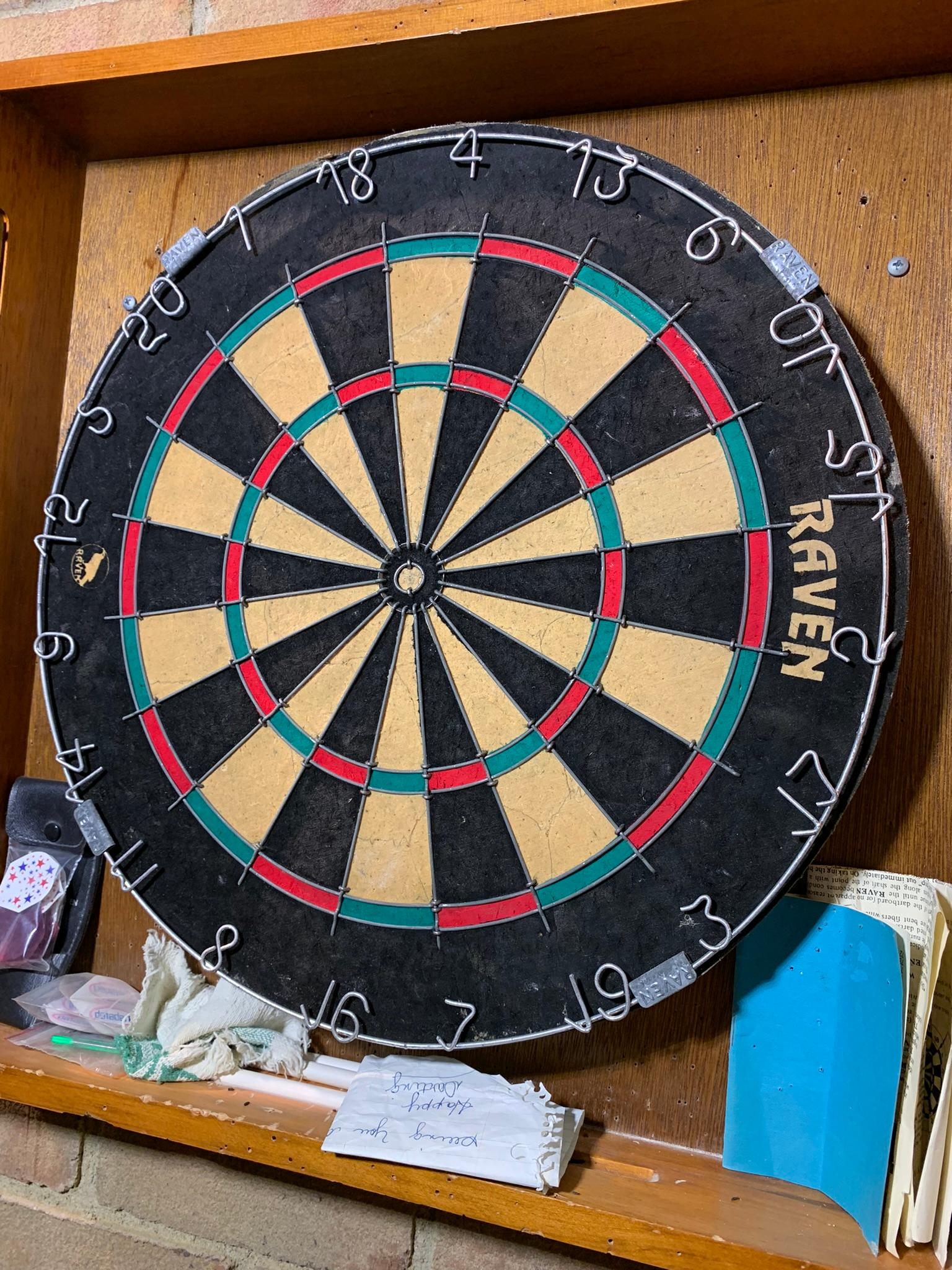 Canadian Made Dart Board with Accessories