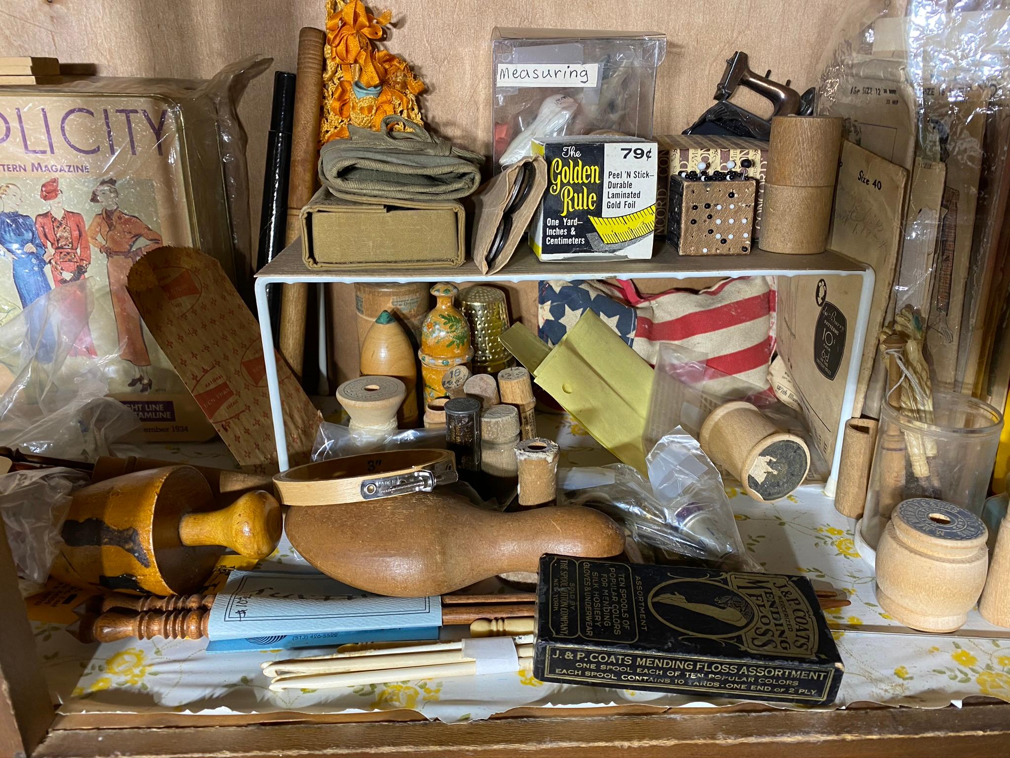 Cupboard Contents - Sewing Related