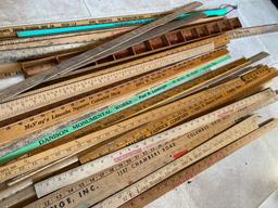 Huge Lot of Advertising Yardsticks