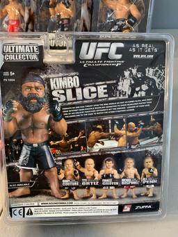 UFC Ultimate Fighting Championship Figures - Kimbo Slice, BJ Penn, Forrest Griffin, Tito Ortiz