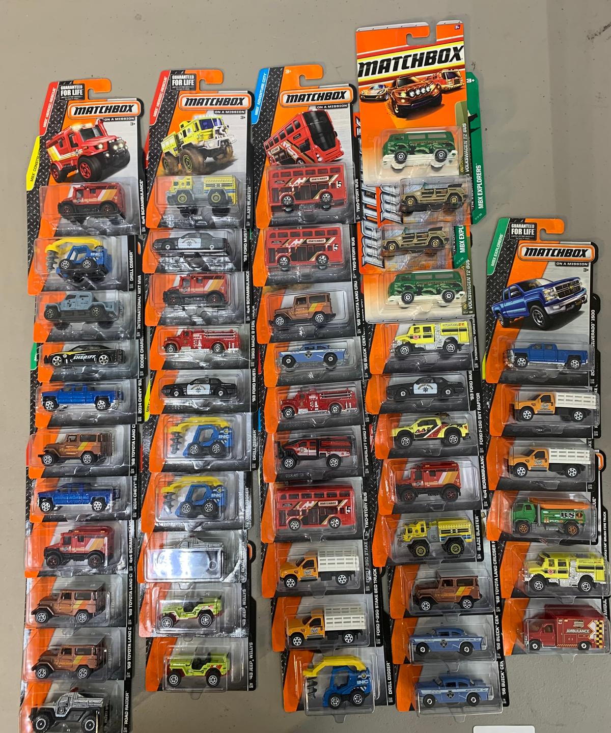 Large Group of Matchbox Cars