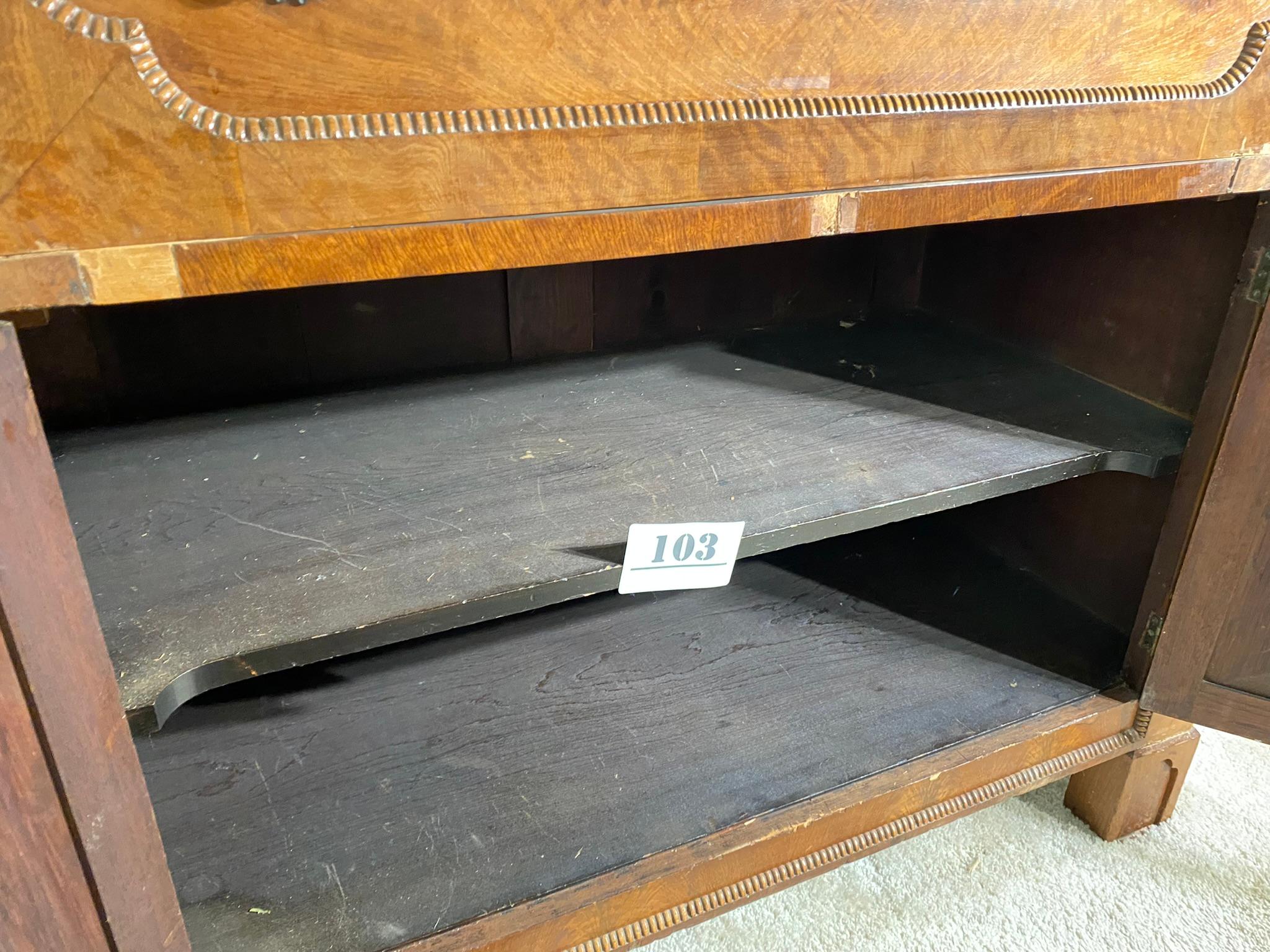 Two-Piece Victorian Butler's Secretary Desk