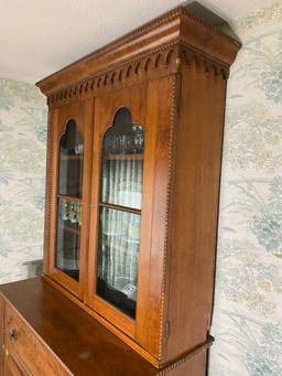 Two-Piece Victorian Butler's Secretary Desk