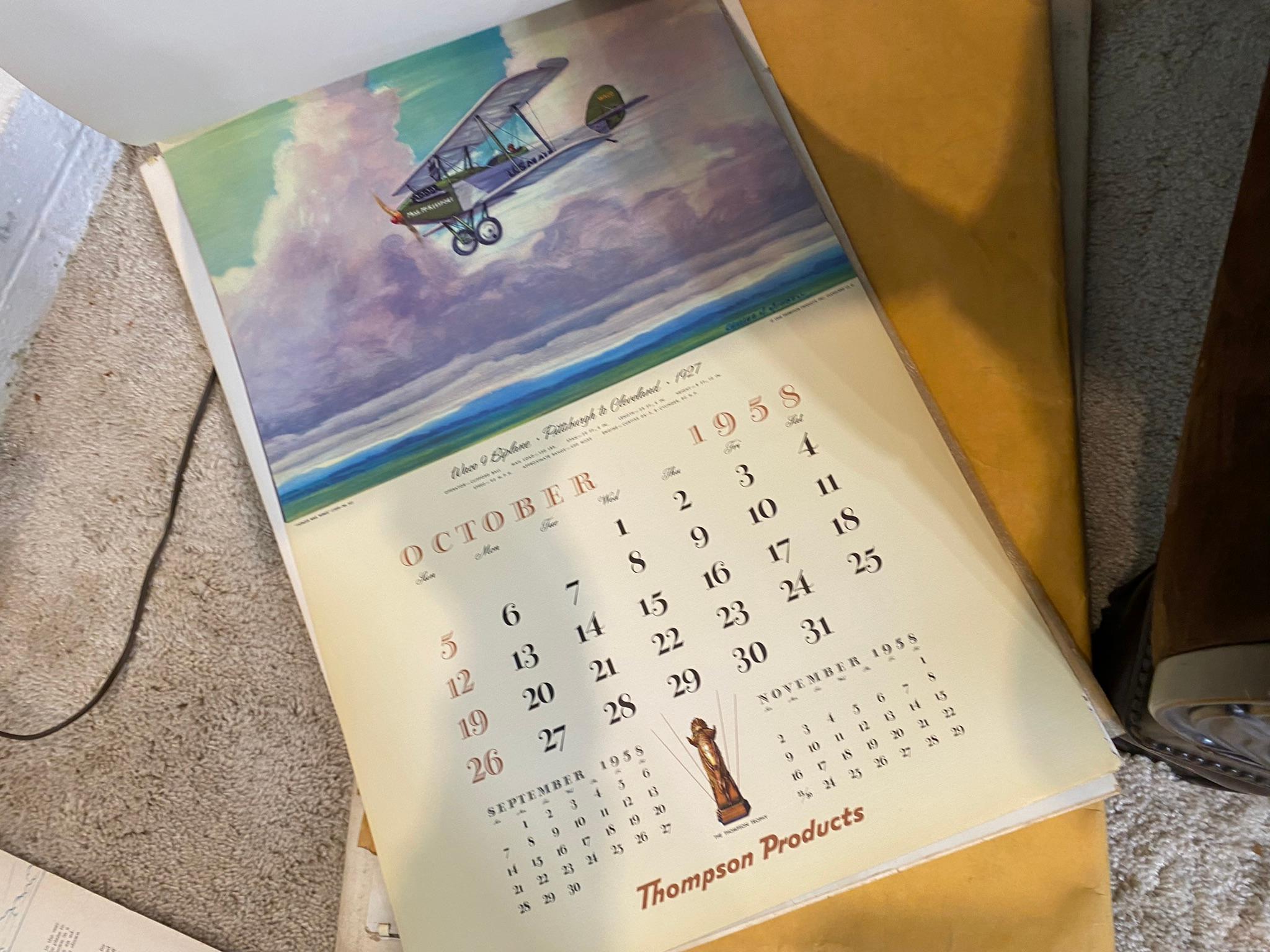 15 1950s 1960s Aviation Advertising Calendars