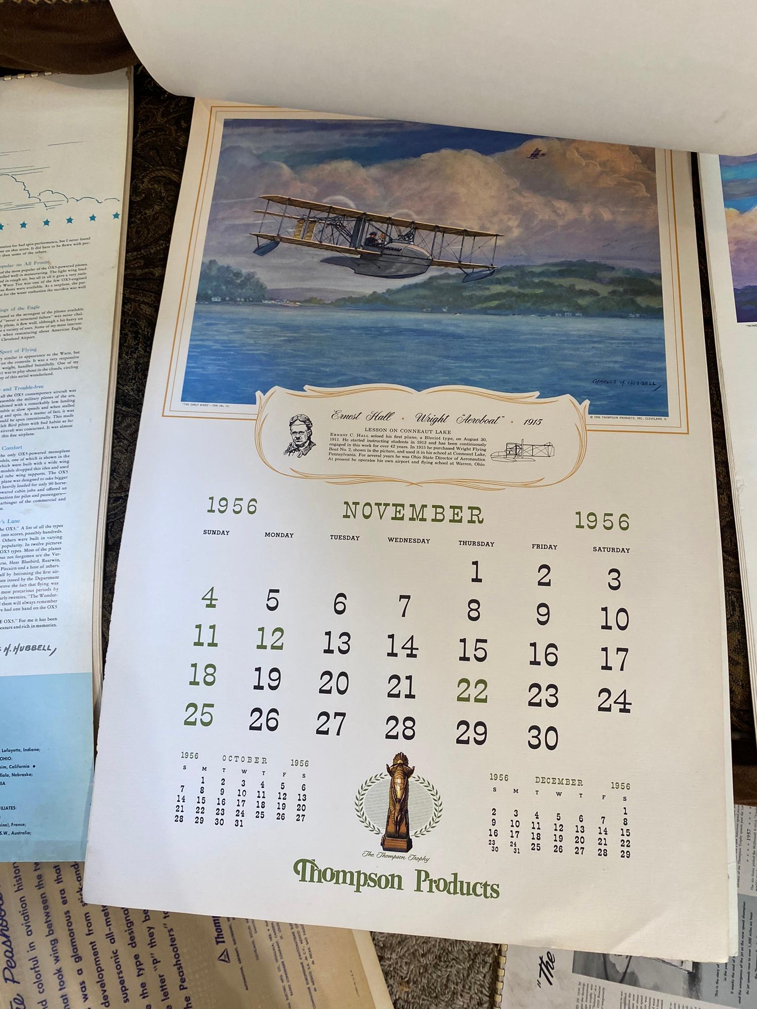 15 1950s 1960s Aviation Advertising Calendars