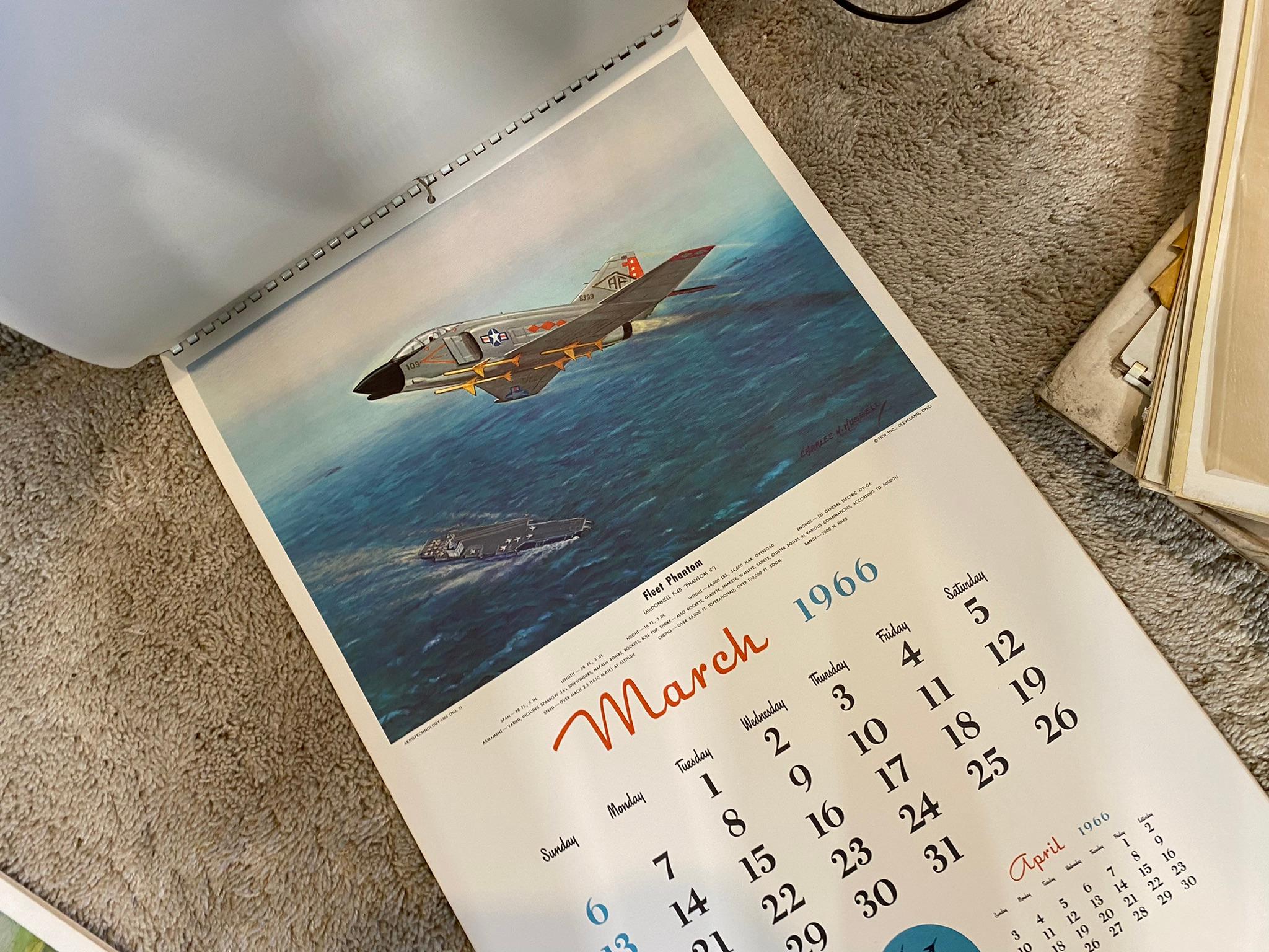 15 1950s 1960s Aviation Advertising Calendars