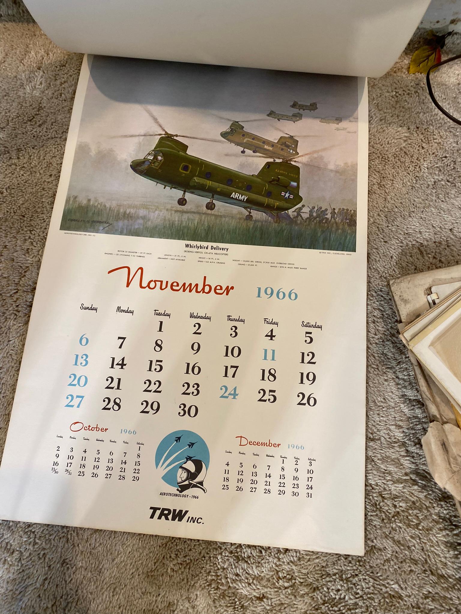 15 1950s 1960s Aviation Advertising Calendars