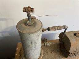 Antique Soldering Furnace or Stove Setup