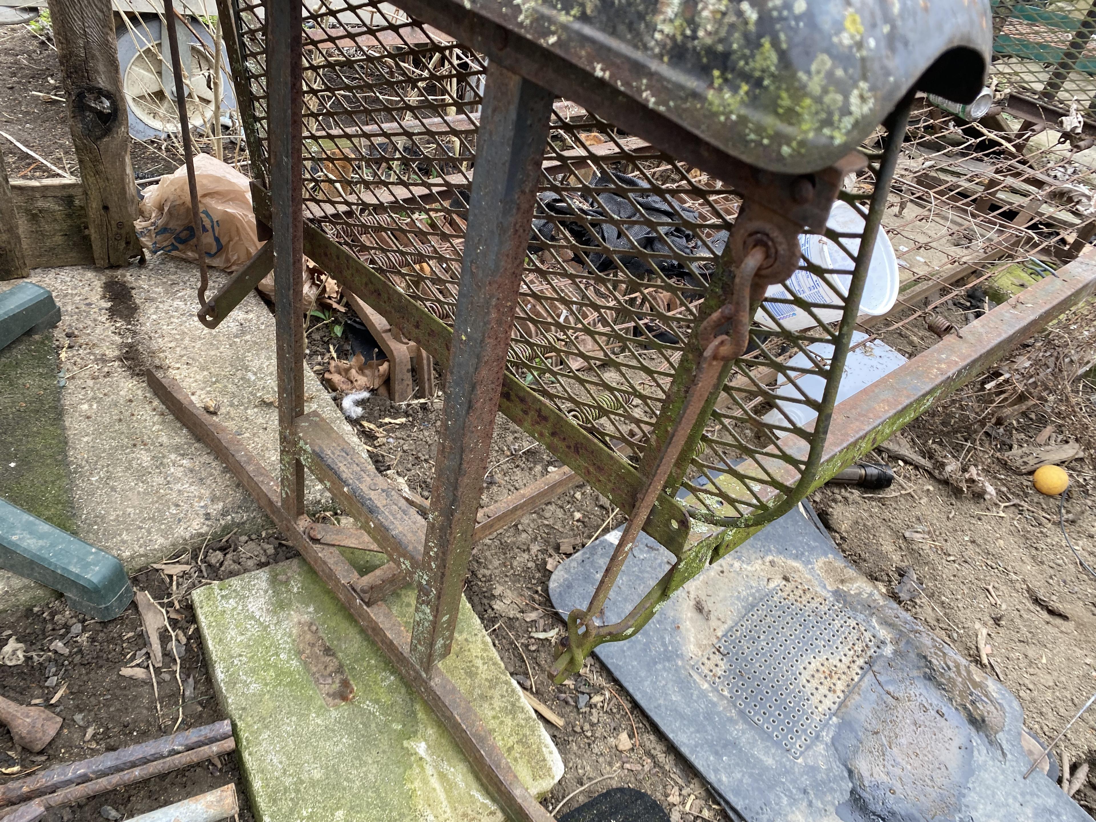 Antique Platform Rocker Glider