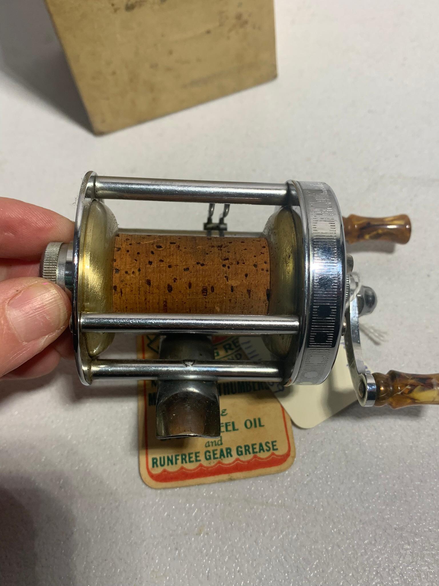 Vintage Langley Streamlite Model 310 & Vintage  Pflueger Skilkast No. 1953 Reel