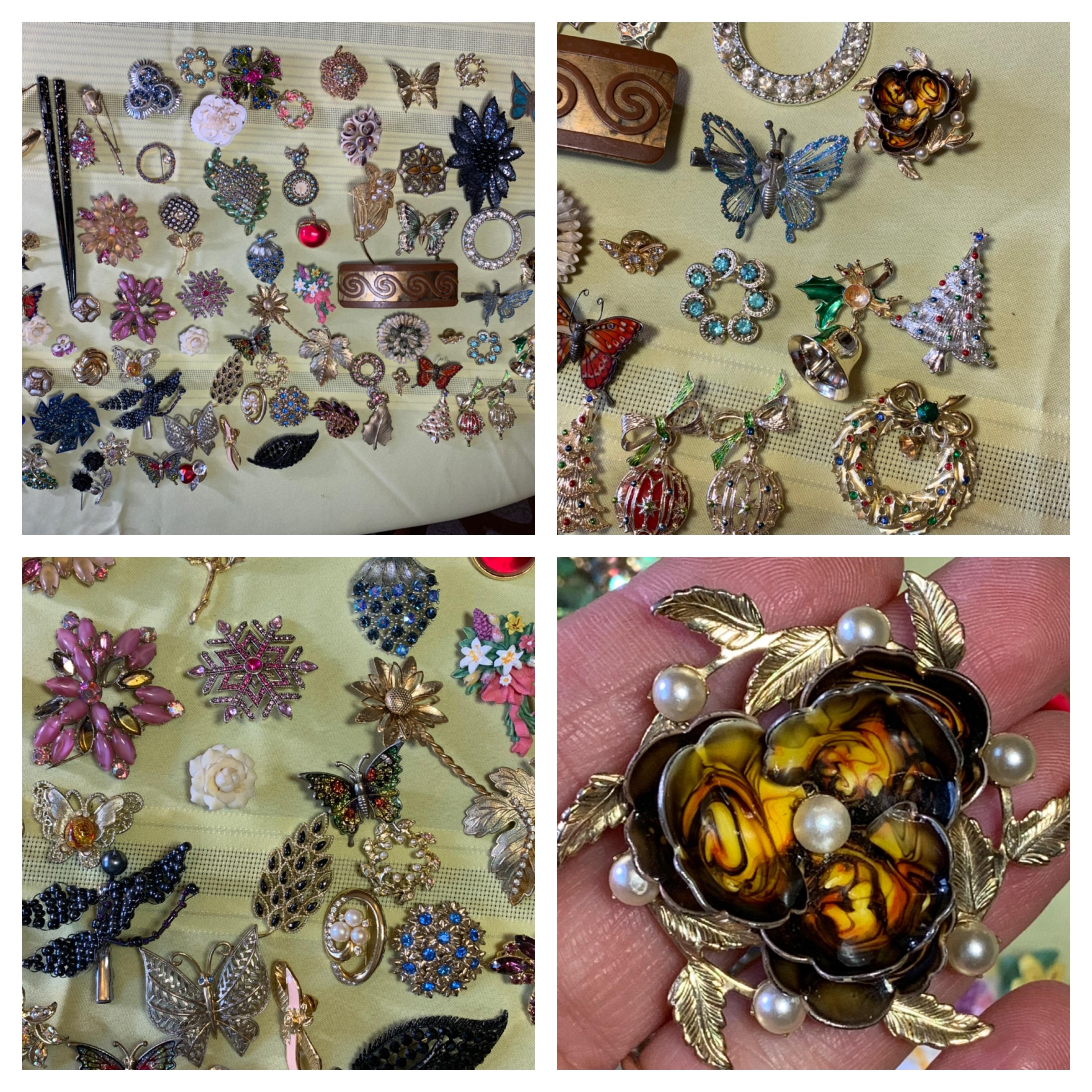 Great Group of Costume Jewelry & Hair Accessories