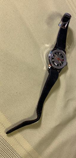 Swiss Made Genova De Luxe Antimagnetic Watch with Leather Band