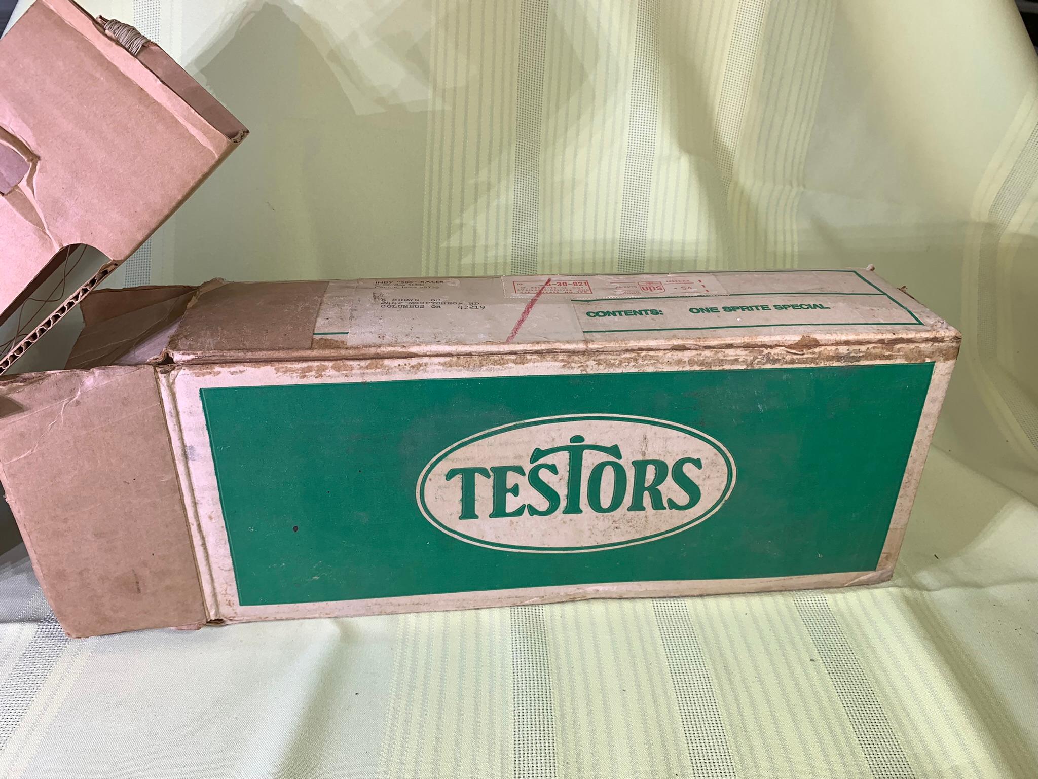 Testors Tethered Gas Powered Indy Style Race Car with Original Box