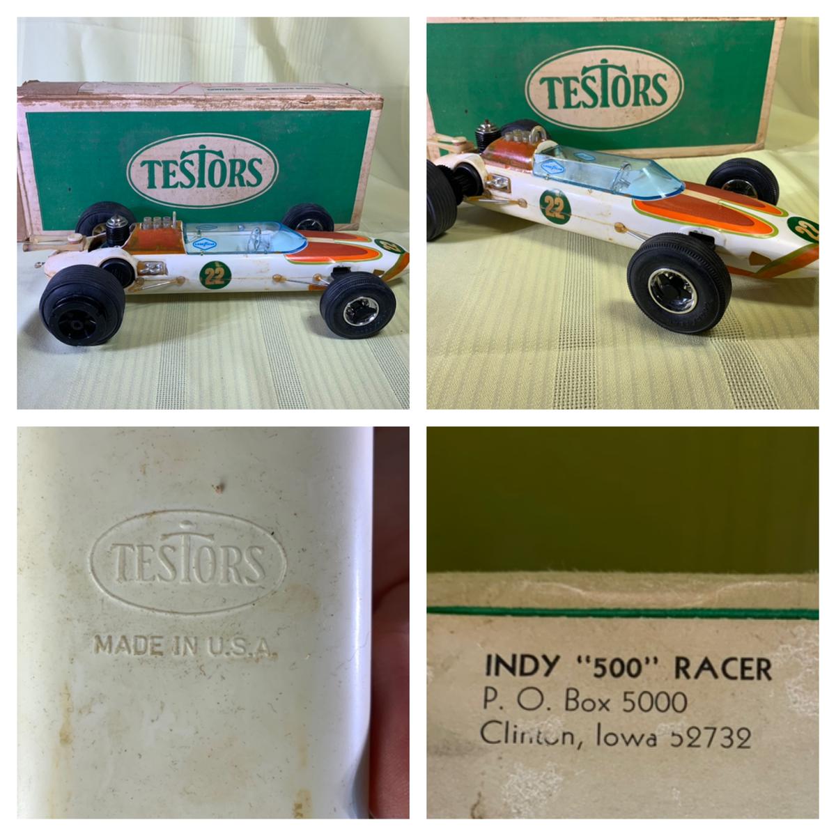 Testors Tethered Gas Powered Indy Style Race Car with Original Box