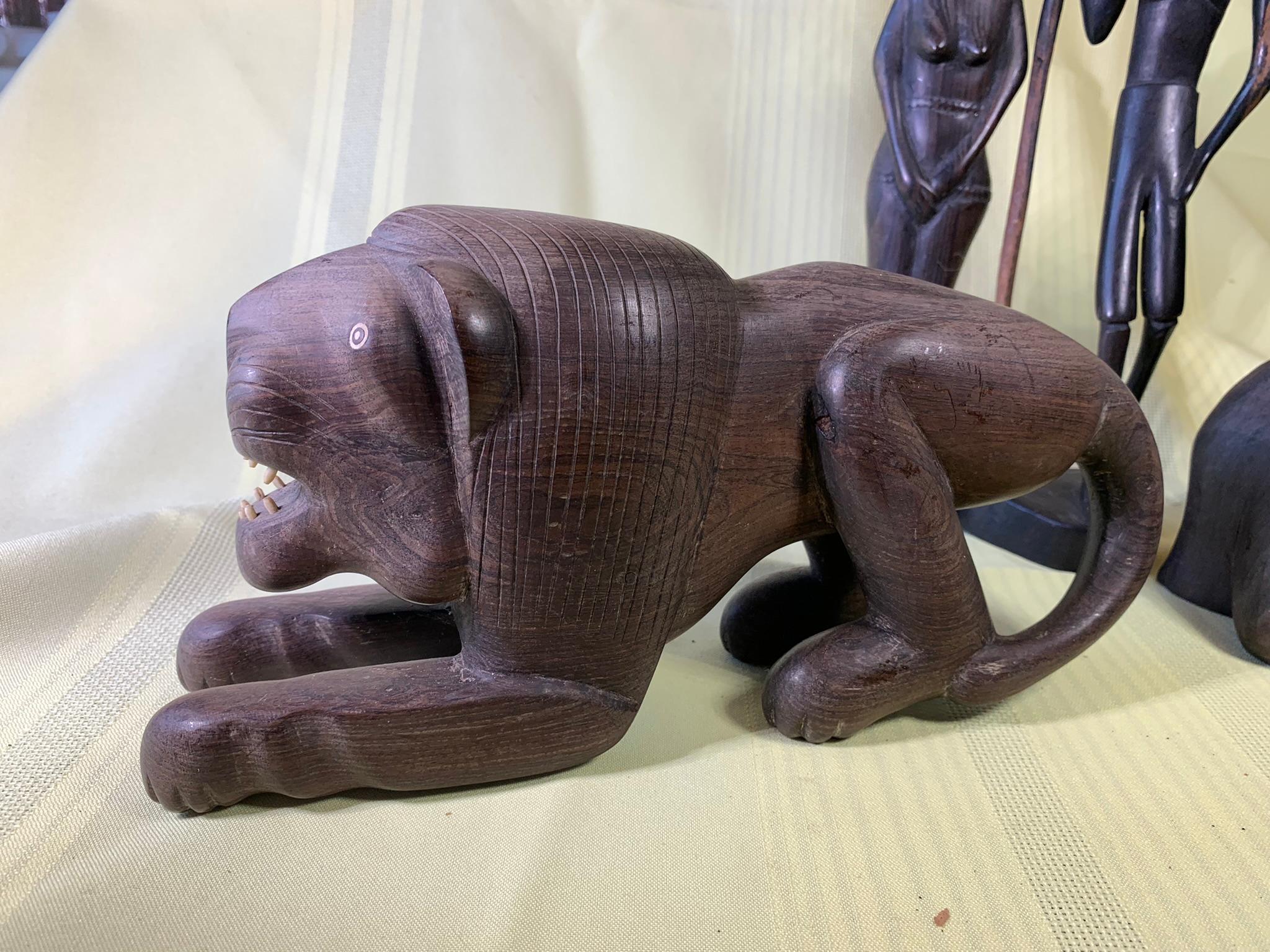 Carved Wooden African Art