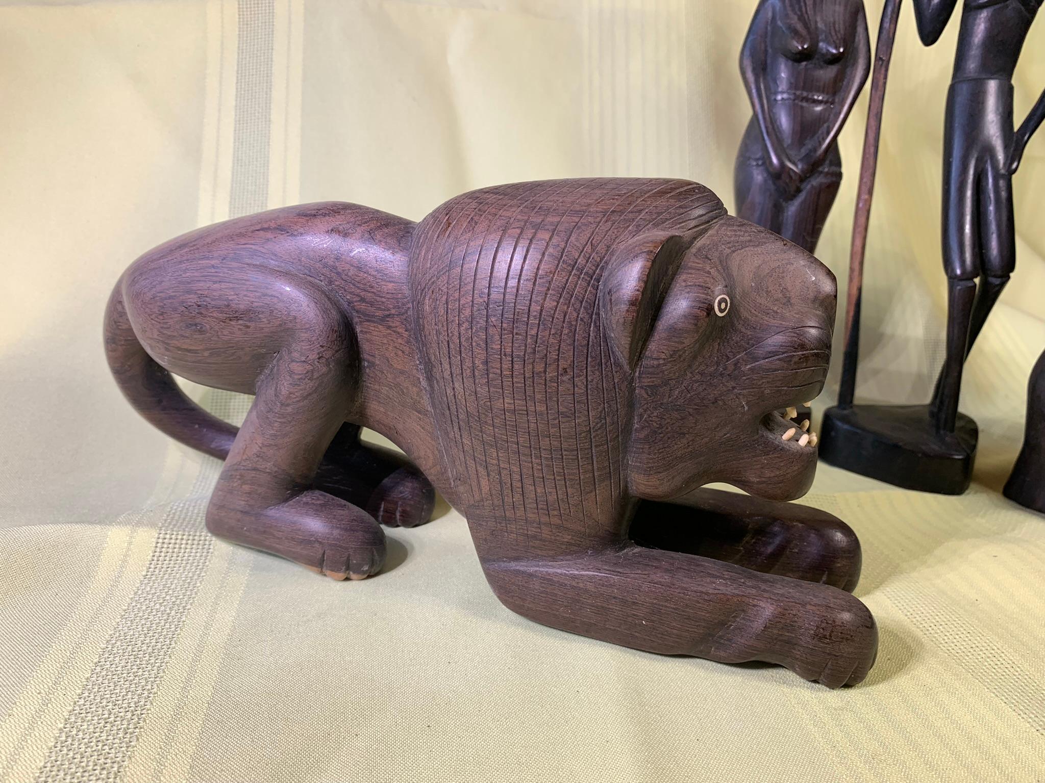 Carved Wooden African Art