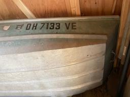 Vintage Sears Aluminum Jon Boat