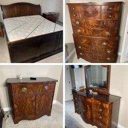 Nice Bedroom Set by Broyhill w/Adjustable Mattress