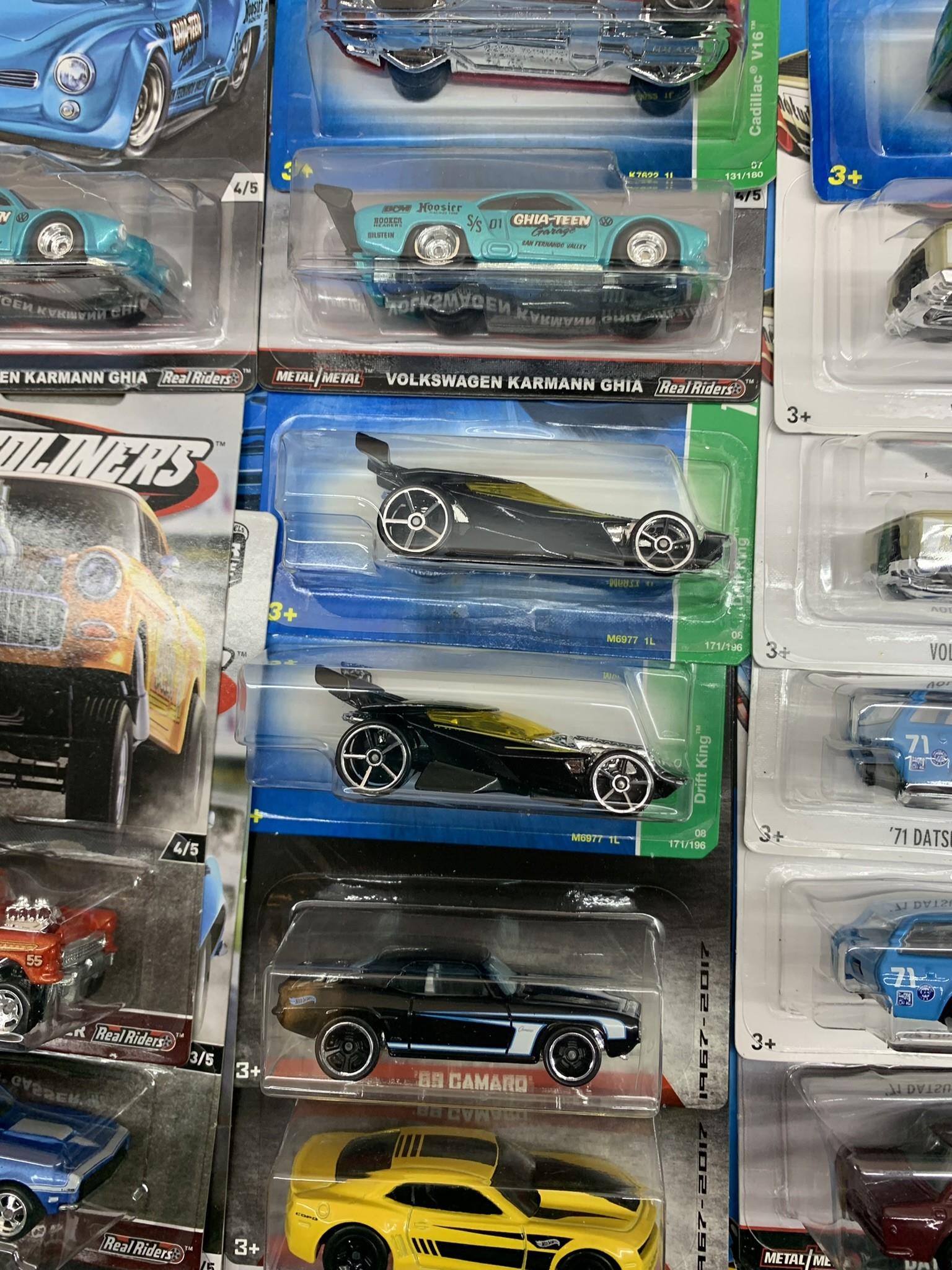 Large Group of Collector Hot Wheels - Track Day, Johnny Lightning Off Road, M2 1969 Pontiac GTO