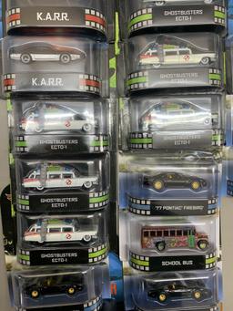 Great Group of Collector Hot Wheels -  Knight Rider, Ghostbusters, Scooby-Doo, Muppets,