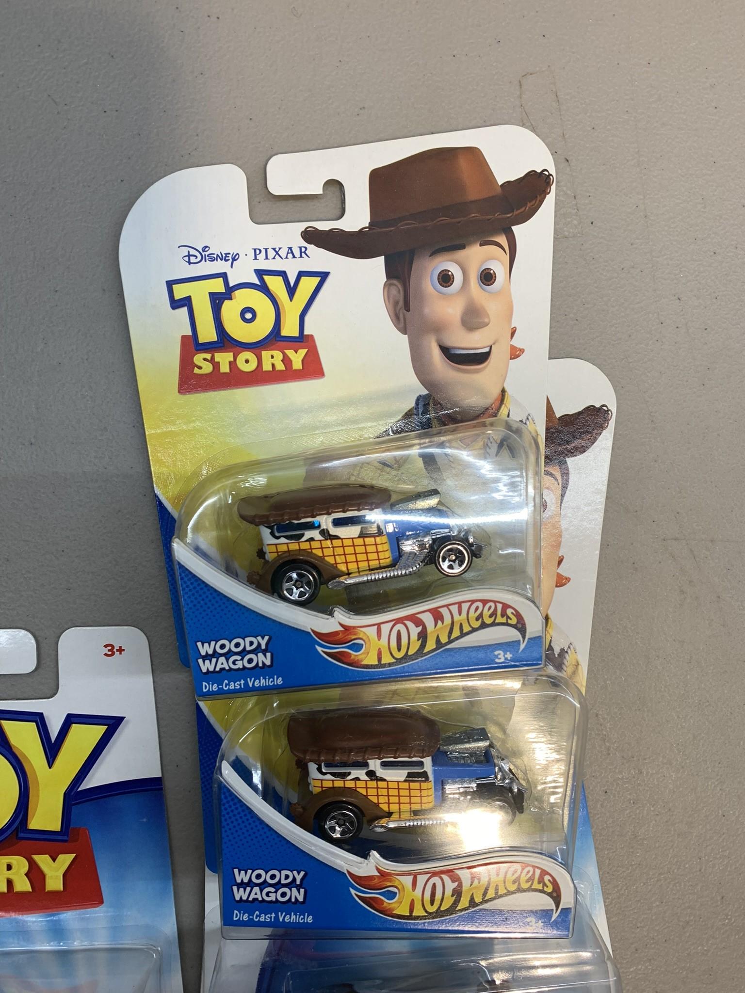 Hot Wheels Toy Story Themed Cars, Disney Pixar Toy Story Buddy Pack, Monster University Figures