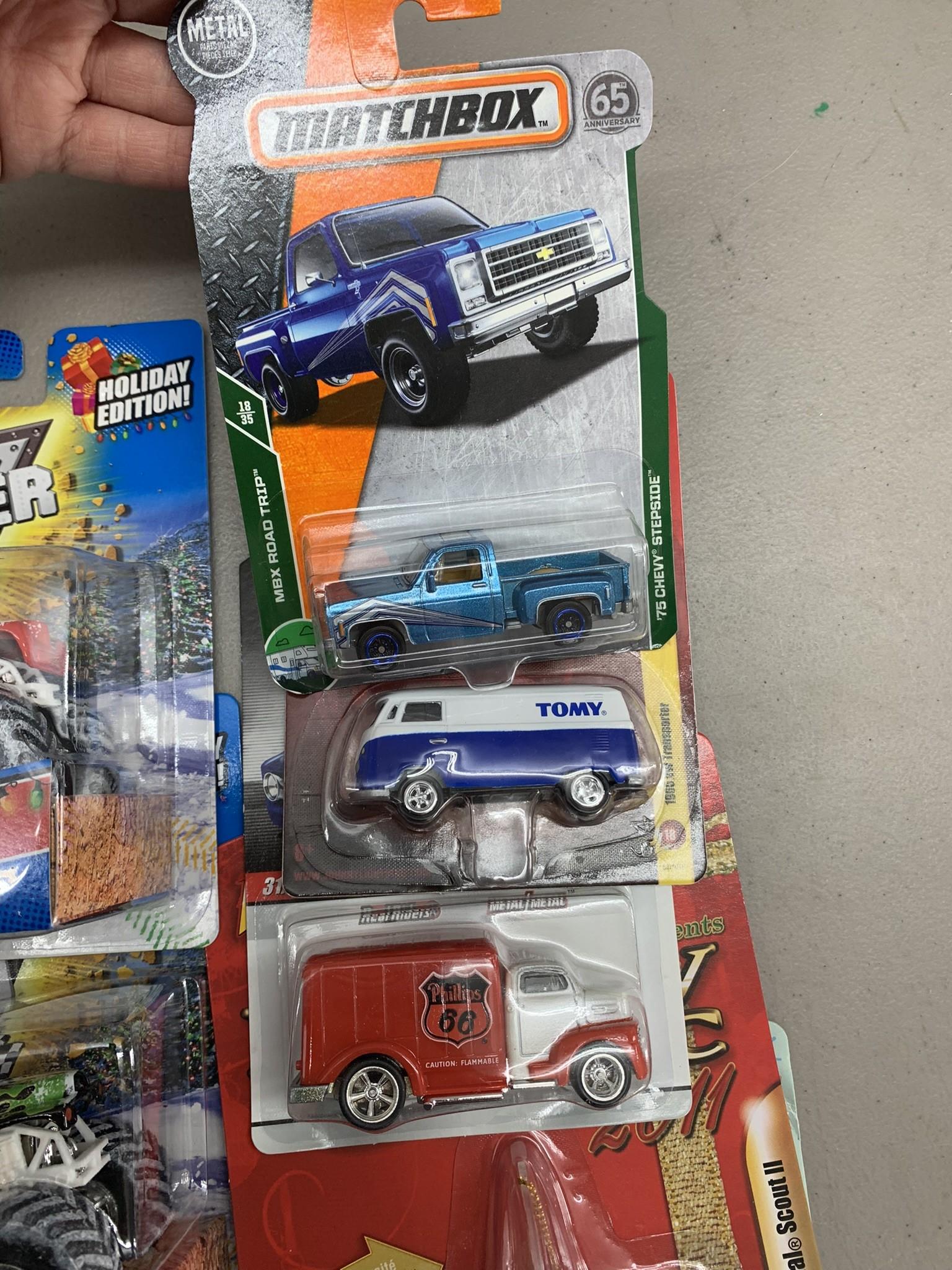 Group of Matchbox, Johnny Lightning, Hot Wheels, Monster Jam