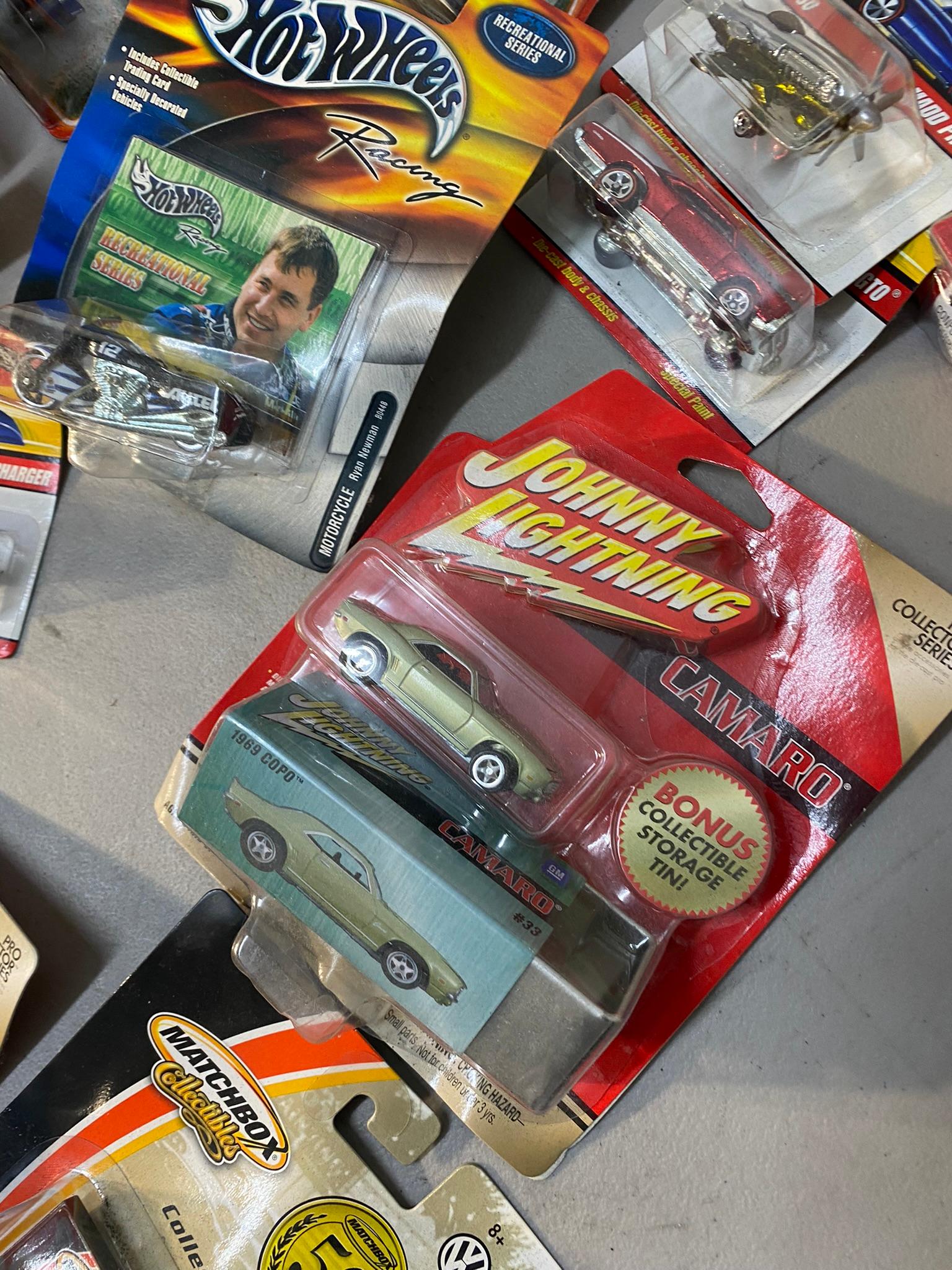 Large Lot Diecast Collector Cars Including Hot Wheels, Johnny Lightning, Road Rats