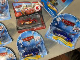Large Lot Diecast Cars in Packaging - Disney Pixar Cars, Hot Wheels Collector's Nationals etc