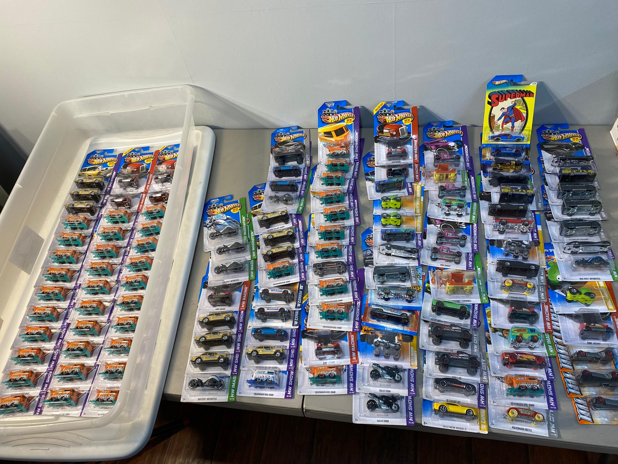 Huge Lot of Hot Wheels Cars in Packaging