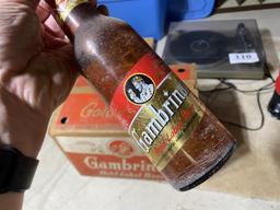 Gambrinus Gold Label Beer Box with Bottles