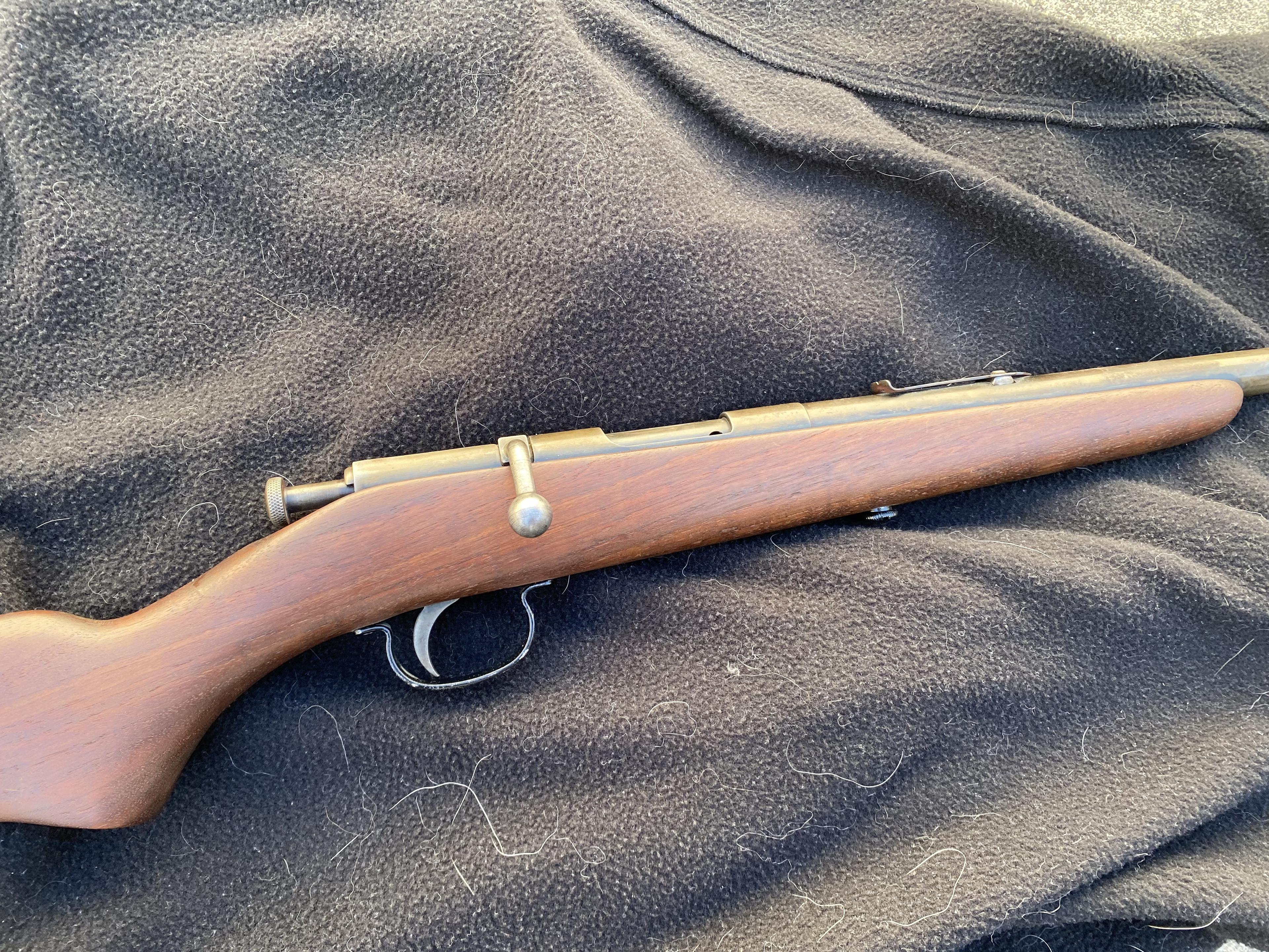 Vintage Remington Model 33 Single Shot 22 Cal Rifle