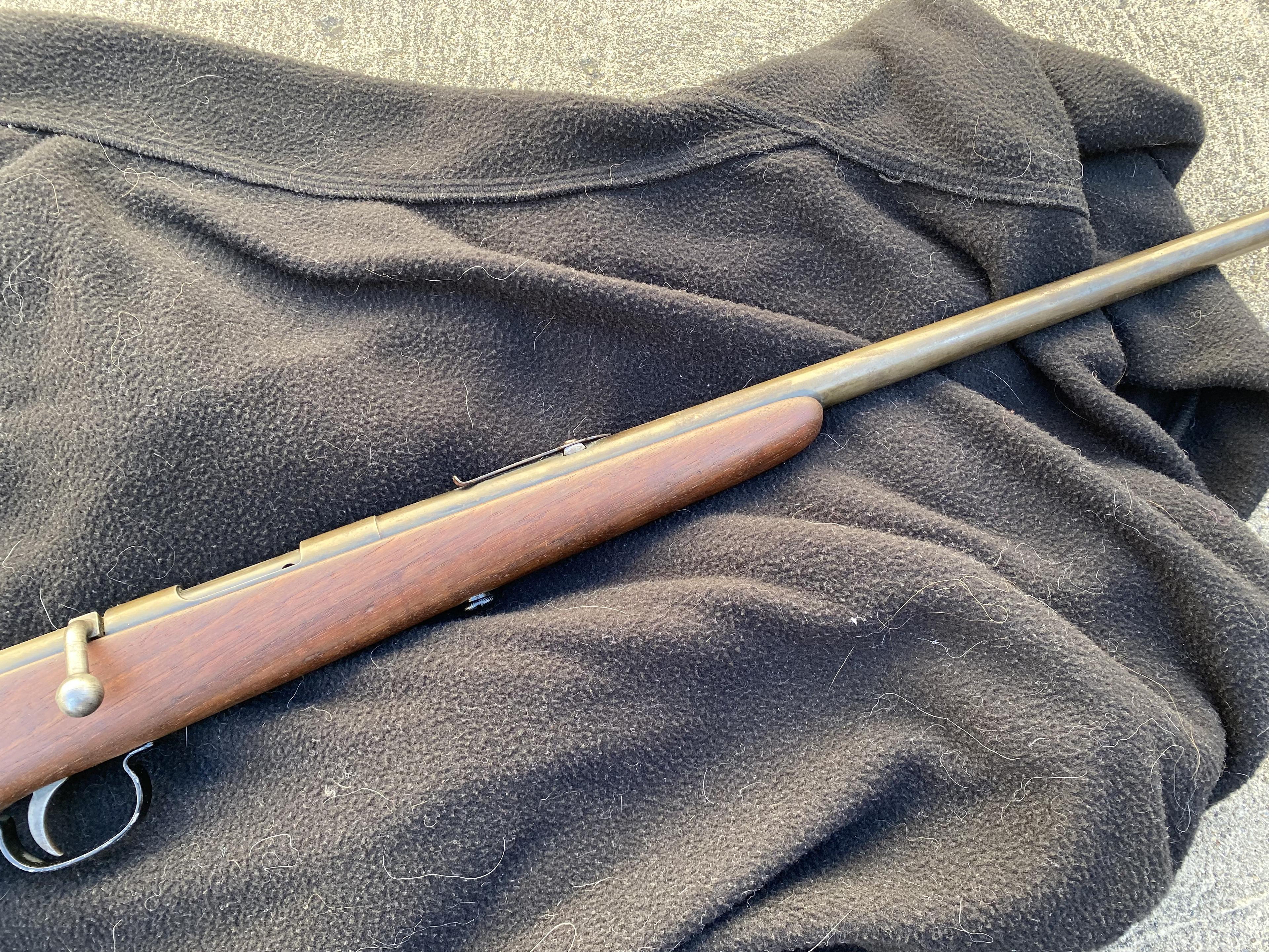 Vintage Remington Model 33 Single Shot 22 Cal Rifle