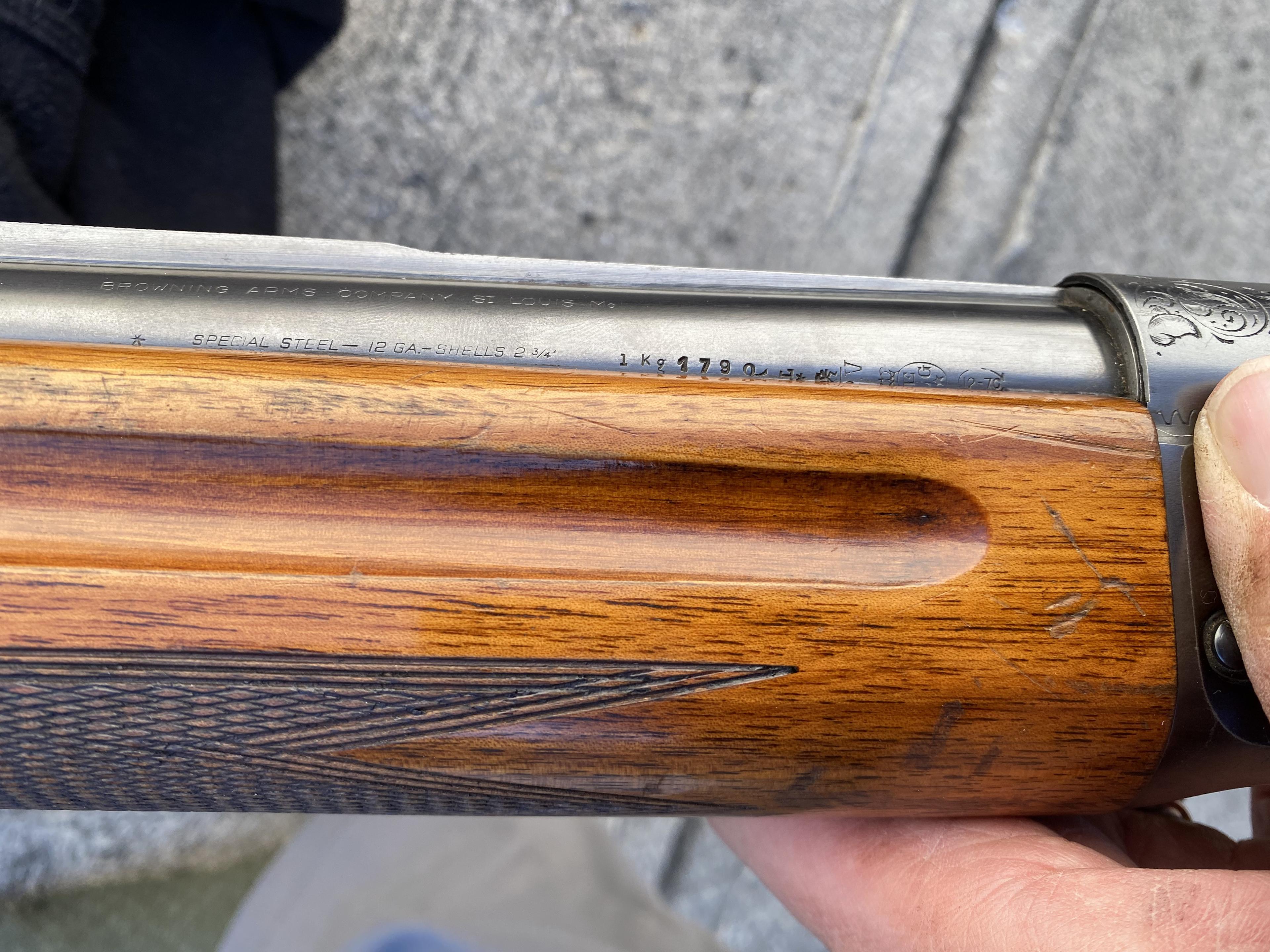 Browning Light Twelve A5 Shotgun Made in Belgium