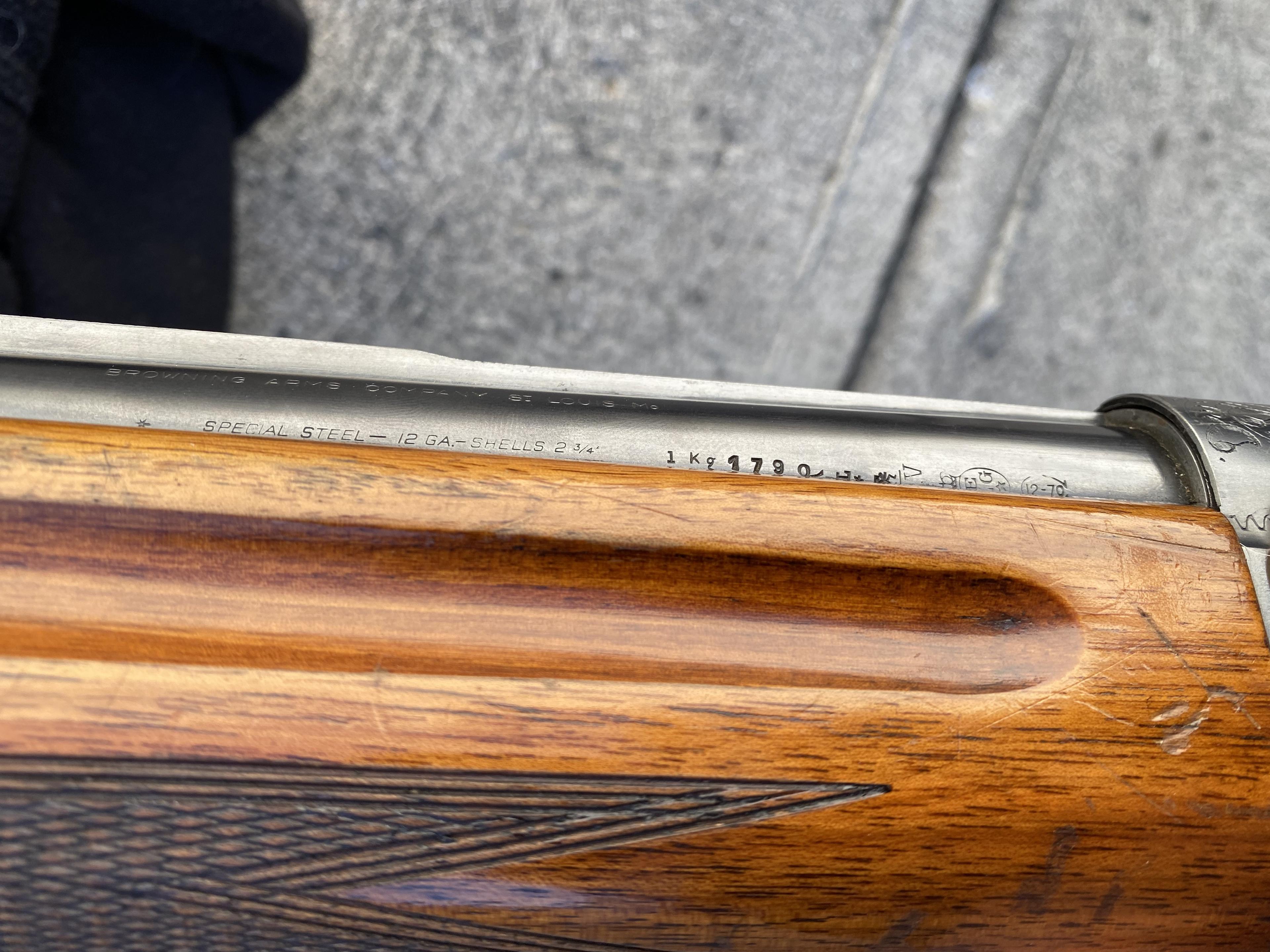 Browning Light Twelve A5 Shotgun Made in Belgium