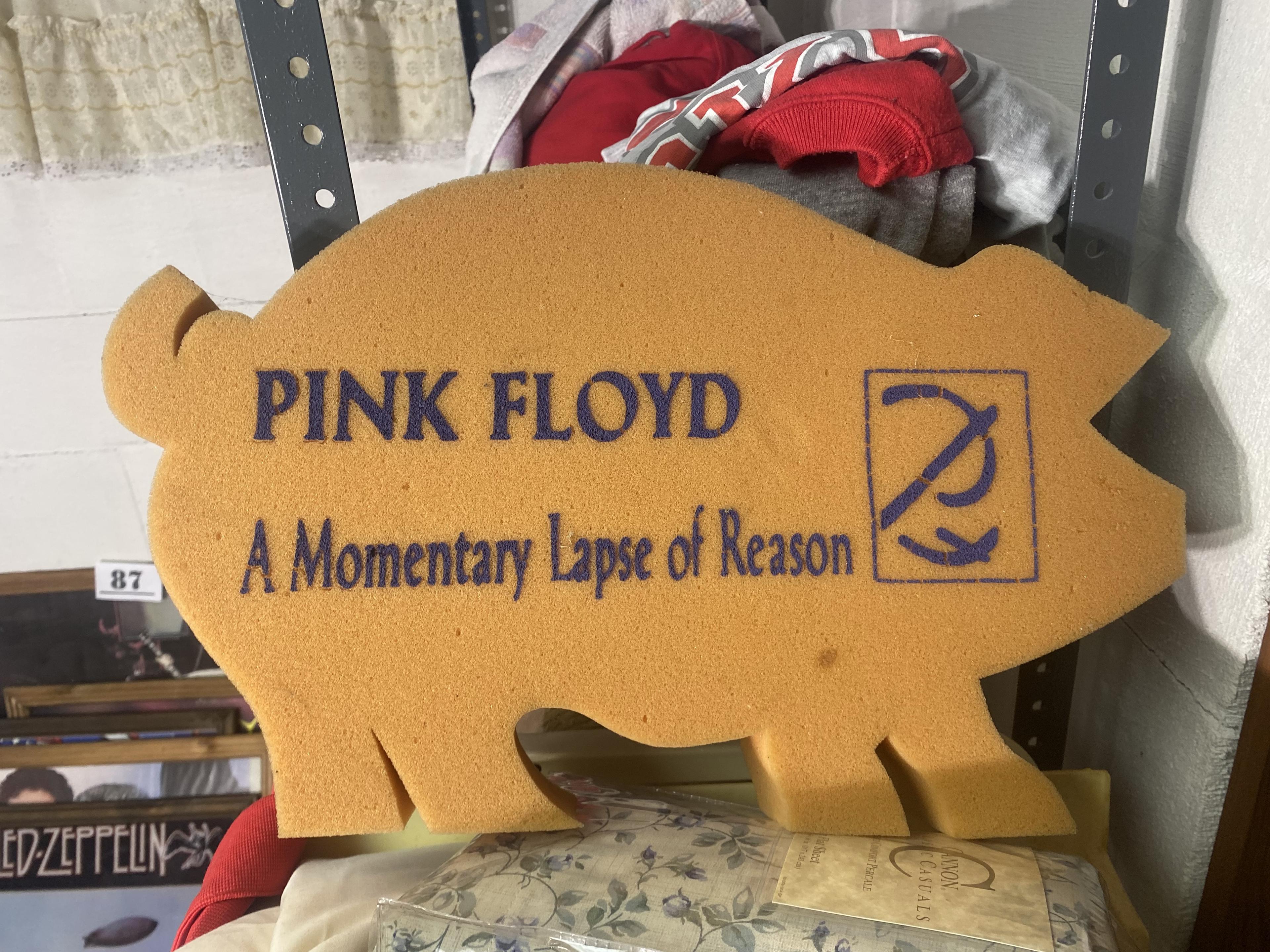 Pink Floyd Momentary Lapse of Reason Tour Styrofoam Pig