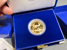 1990 US Mint $25 Gold Coin 1/2 oz Proof