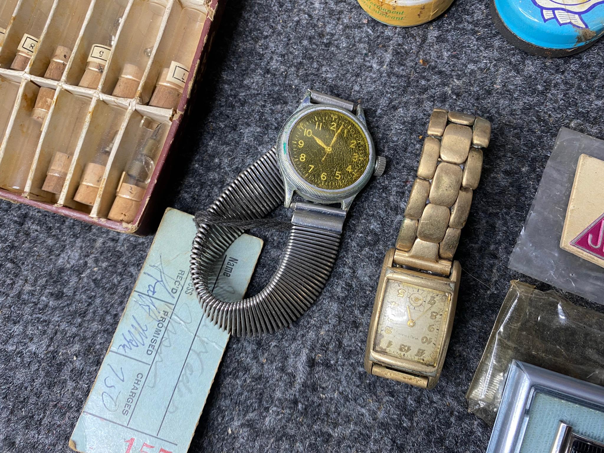 Large Lot Assorted Watch Making Parts, Watches Etc.