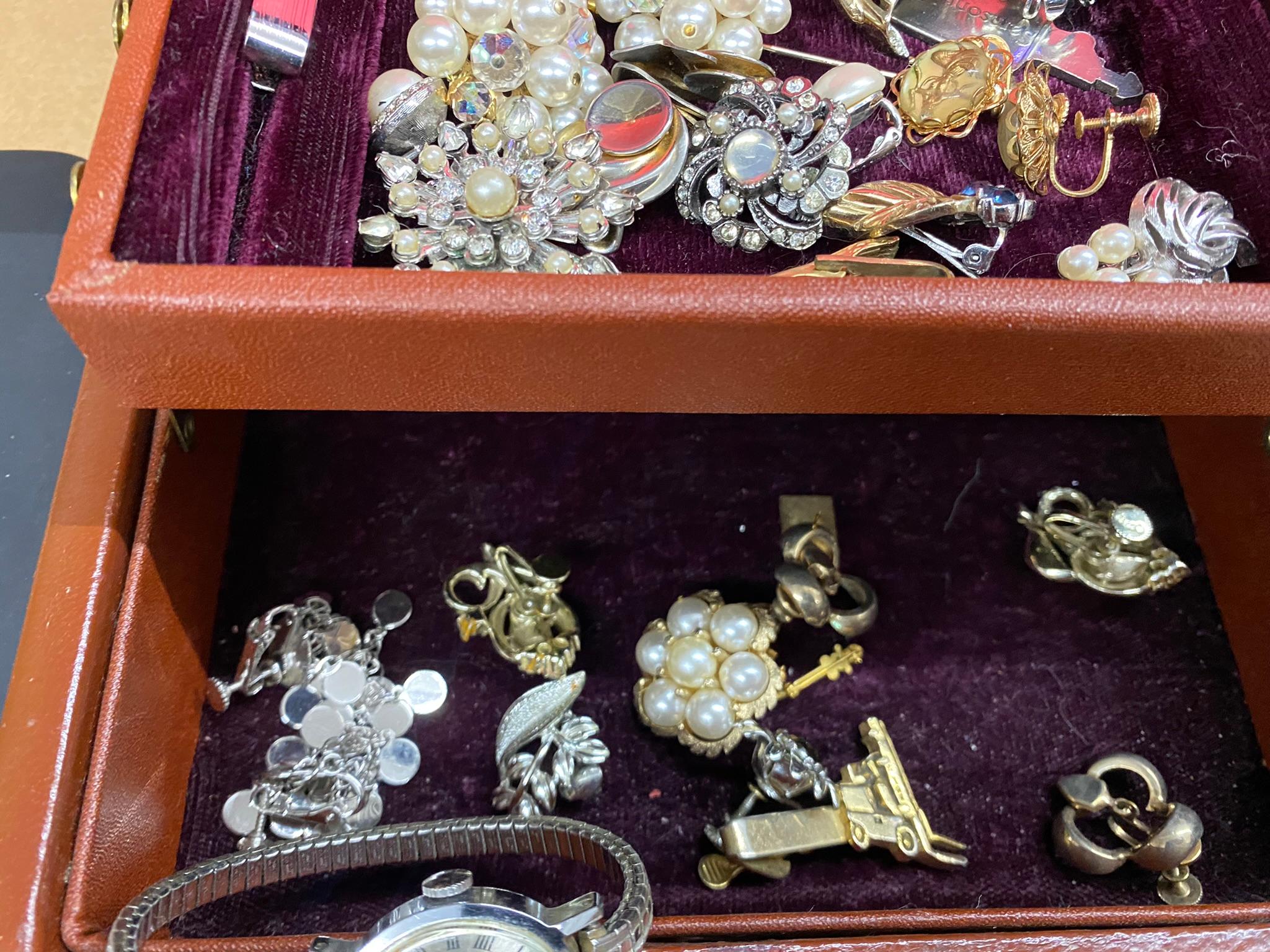 Group lot of vintage jewelry including Sterling Silver