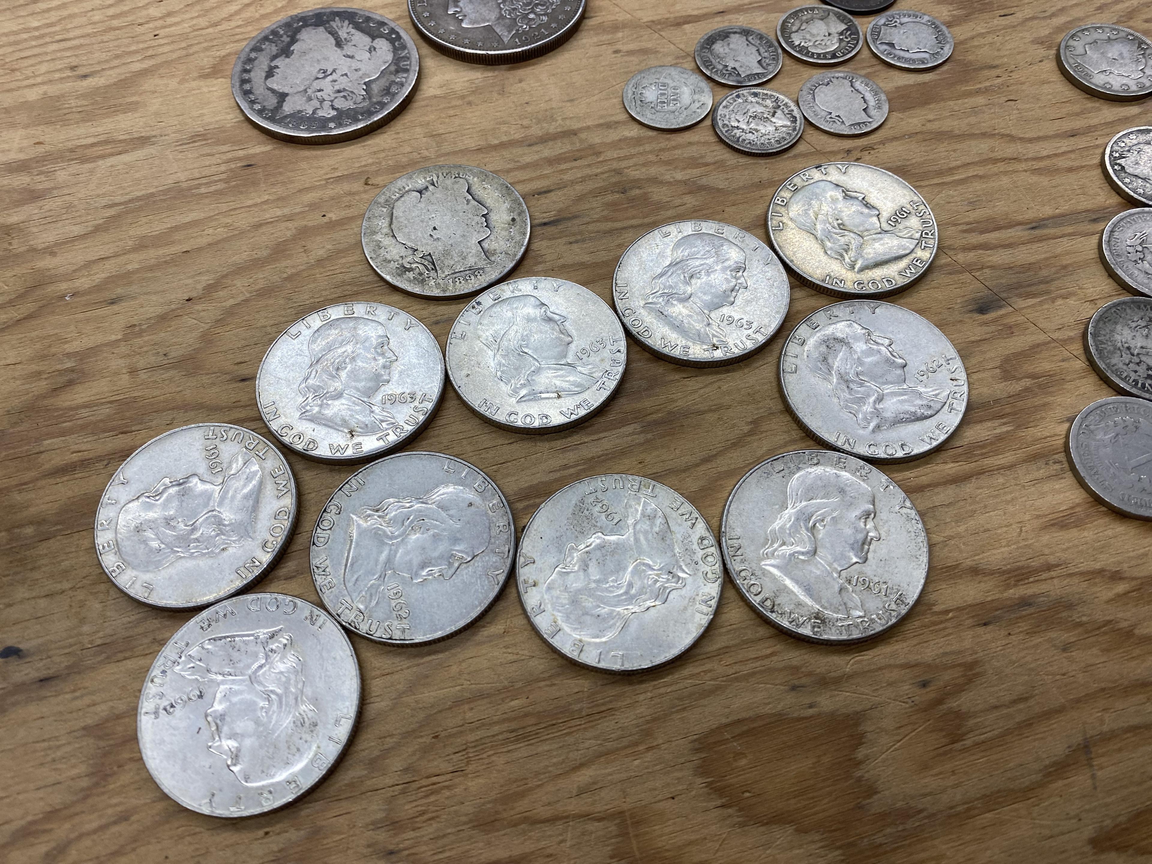 Large lot of silver coins and more