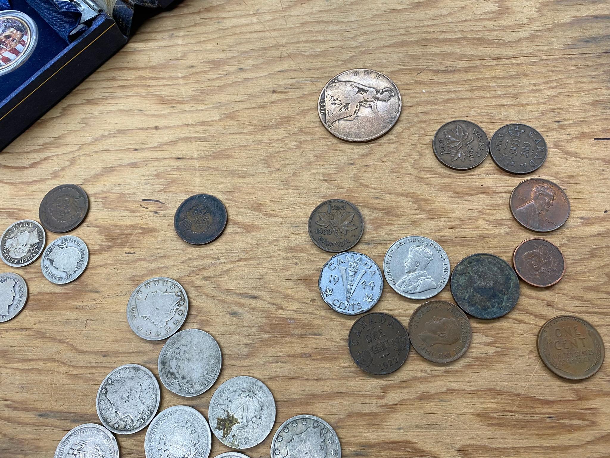 Large lot of silver coins and more