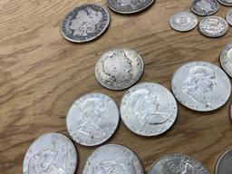 Large lot of silver coins and more