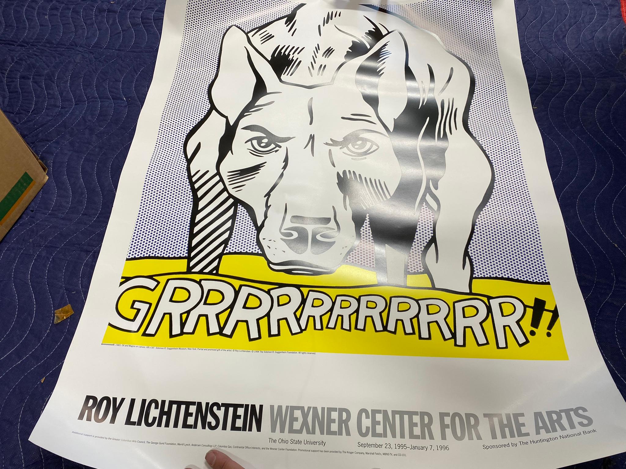 Large Lot of Posters including 2 1995 Lichtenstein Wexner Exhibits