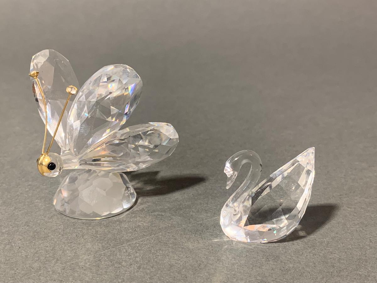 Swarovski Crystal ButterFly & Swan Figurines