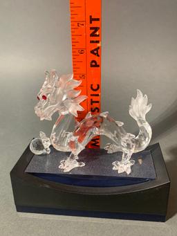 Swarovski Crystal Dragon with Stand