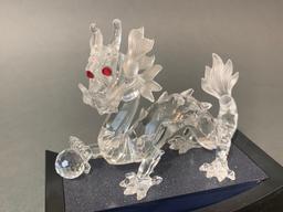 Swarovski Crystal Dragon with Stand