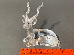 Swarovski Crystal Gazelle Figurine