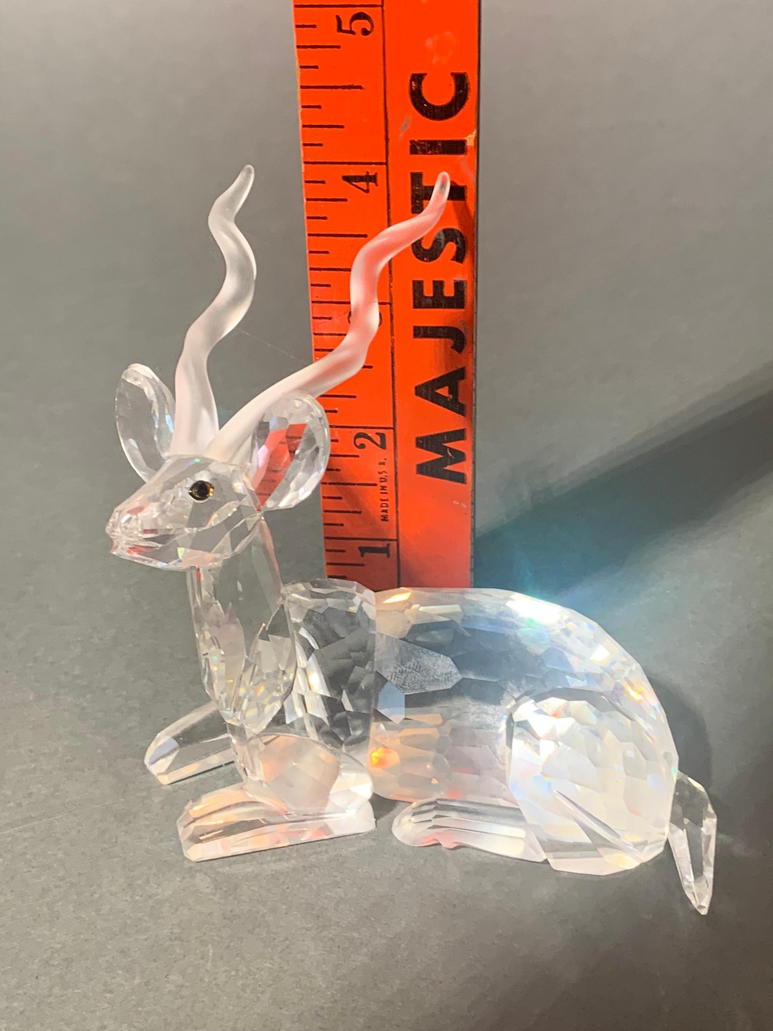 Swarovski Crystal Gazelle Figurine