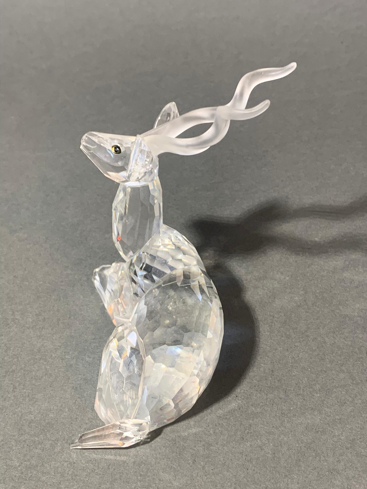 Swarovski Crystal Gazelle Figurine