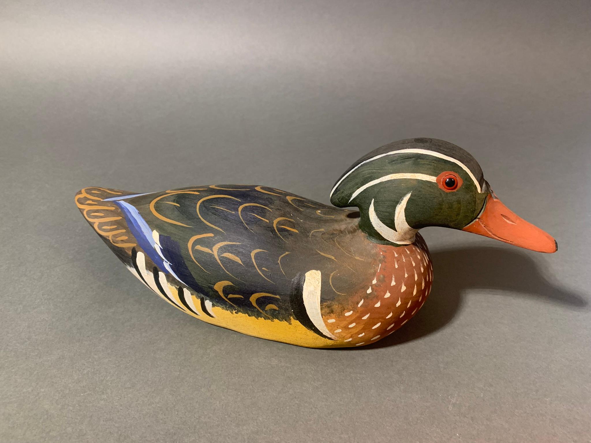 Wooden Duck Stamped WEK